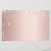 Budget Quinceanera masquerade roze goud bewaar dat (Achterkant)