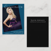 BUDGET Quinceanera PHOTO Uitnodiging tot aankondig (Voorkant / Achterkant)