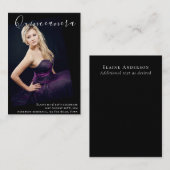 BUDGET Quinceanera PHOTO Uitnodiging tot aankondig (Voorkant / Achterkant)