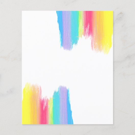 Budget Rainbow Beauful LGBTQ Weddenschap Flyer (Achterkant)