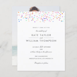 Budget Rainbow Confetti Foto Weddenschap