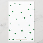 Budget Rainbow St Patrick Girl Birthday Uitnodigin (Achterkant)