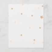 Budget Rainbow Stars Verjaardagsfeestuitnodiging Flyer (Achterkant)