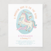 Budget Rainbow Unicorn Girl's Birthday Party (Voorkant)
