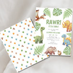 Budget Rawr Het Een Jongen Dinosaurus Baby shower<br><div class="desc">Budget Dinosaurus Rawr ITS A Boy Baby shower Nove Flyer</div>