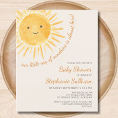 Budget Ray van Sunshine Boho Baby shower Invitatio