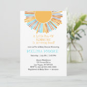 Budget Ray van Sunshine Retro Boho Sunshine Kaart (Staand voorkant)