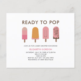 Budget Ready to Pop Baby shower QR Code Registry