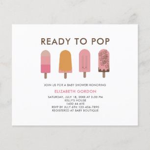 Budget Ready to Pop Baby shower QR Code Registry