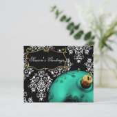 Budget Real Ornament Business Holiday Card (Staand voorkant)