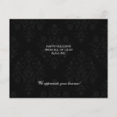 Budget Real Ornament Business Holiday Card (Achterkant)