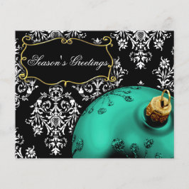Budget Real Ornament Business Holiday Card
