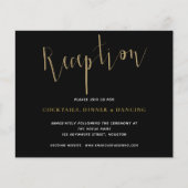 Budget Reception Details Gold Black Wedding Encl (Voorkant)