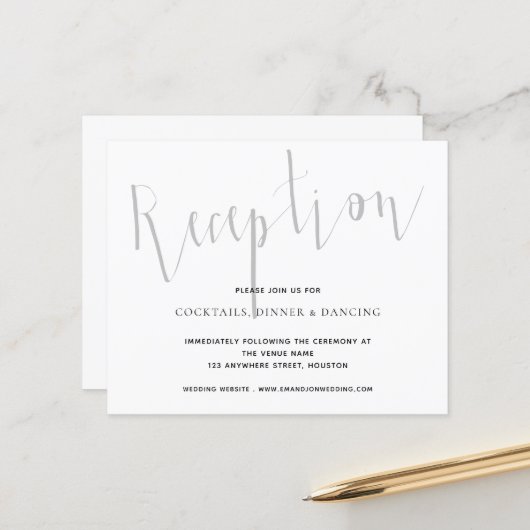 Budget Reception Details Script Weddenschap Enclos (Voorkant / Achterkant in situ)