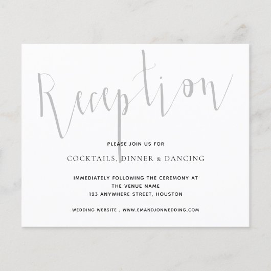 Budget Reception Details Script Weddenschap Enclos (Voorkant)