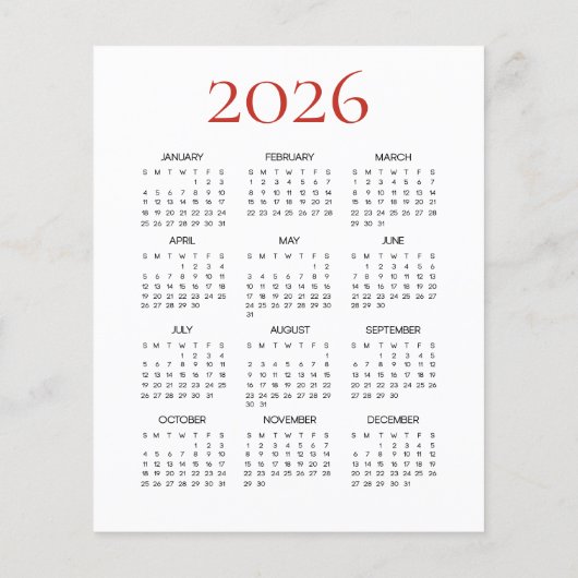 Budget Red Bow 2026 Kalender Vrolijk Kerstfeest (Achterkant)