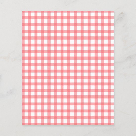 Budget Red Cherry Eerste Verjaardag Uitnodiging (Achterkant)