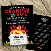 BUDGET Red Crawfish Boil AFSTUDEERDER Party - Uitn Flyer