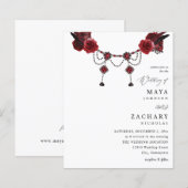 Budget Red Floral & Crystal Wedding (Voorkant / Achterkant)
