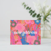 Budget Red Floral We hebben een nieuwe Home Moving (Staand voorkant)