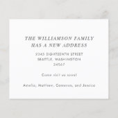 Budget Red Floral We hebben een nieuwe Home Moving (Achterkant)