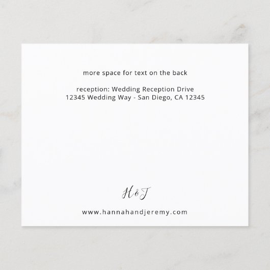 Budget Red Floral - White (Achterkant)