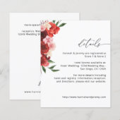 Budget Red Floral - Witte VH2 (Voorkant / Achterkant)