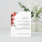 Budget Red Floral - Witte VH2 (Staand voorkant)