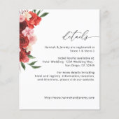 Budget Red Floral - Witte VH2 (Voorkant)