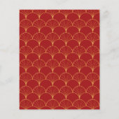 Budget Red & Gold Double Happiness Chinese bruilof (Achterkant)