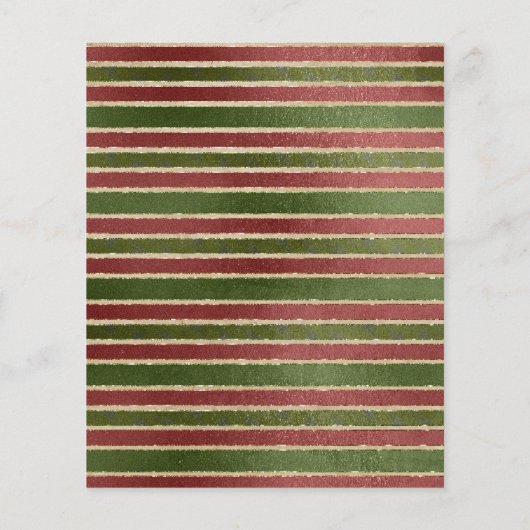 Budget Red Green Gold Foil kerstparty (Achterkant)