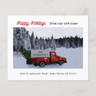 Budget Red Pickup Truck Holiday Movement House Flyer
