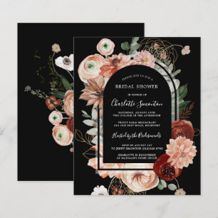 Budget Red Pink Black Bridal Shower