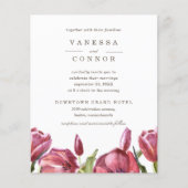 BUDGET Red Poppies Elegant Boho Floral Wedding (Voorkant)