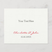 Budget Red Poppies Hartelijk dank (Achterkant)