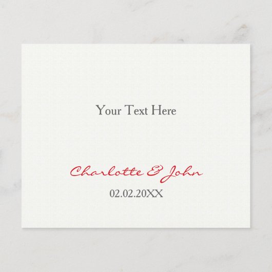 Budget Red Poppies Hartelijk dank (Achterkant)