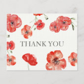 Budget Red Poppies Hartelijk dank (Voorkant)