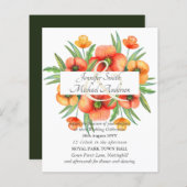 Budget Red Poppy Poppies Wedding Ampersand (Voorkant / Achterkant)