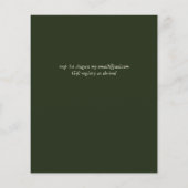 Budget Red Poppy Poppies Wedding Ampersand (Achterkant)