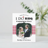 BUDGET Red Pset Foto I DO Verloving nodiging (Staand voorkant)