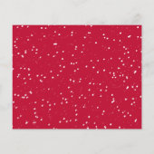 Budget Red Script Collage Pine Kerstfeestdag Flyer (Achterkant)