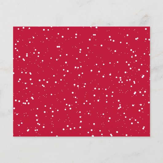 Budget Red Script Collage Pine Kerstfeestdag Flyer (Achterkant)