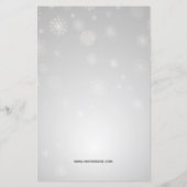 Budget Red Snowflakes We hebben vakantiekaarten ve (Achterkant)