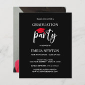 Budget Red Tassel Gradup Cap Black Party (Voorkant / Achterkant)