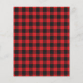 Budget  Red Truck Rustic-kerstfeest Flyer (Achterkant)