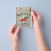 Budget  Red Truck Rustige kerstparty F Flyer (Hand)