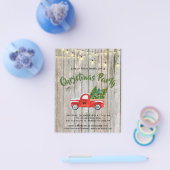 Budget  Red Truck Rustige kerstparty F Flyer (Enkel)