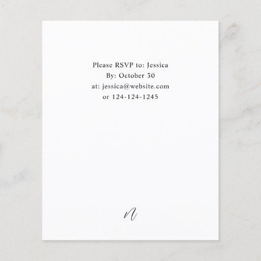 Budget Red & White Kerstfeestdag Florence Flyer (Achterkant)