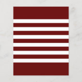 Budget Red White Photo Afstuderen Hartelijk dank (Achterkant)