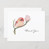 Budget Redpoll Bird All Occaise Bedankt Card (Voorkant / Achterkant)